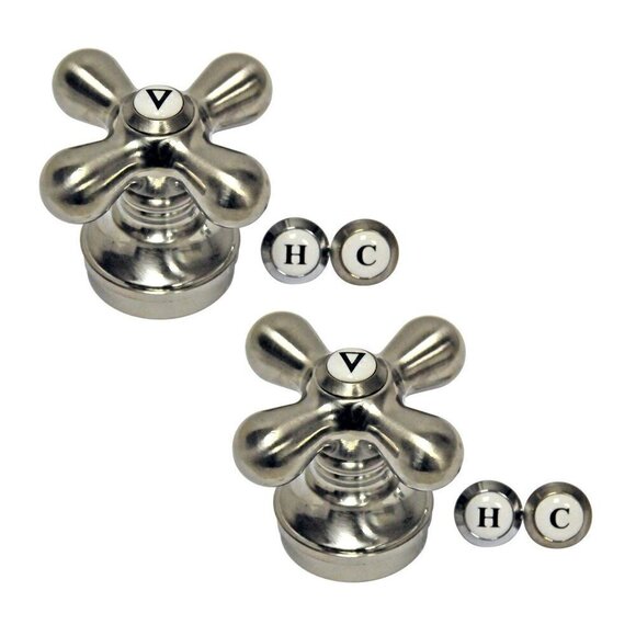 Danco 89255P Cross-Arm Tub/Shower & Sink Faucet Handle, Fits 2-3 Handle Faucets, - Picture 1 of 4